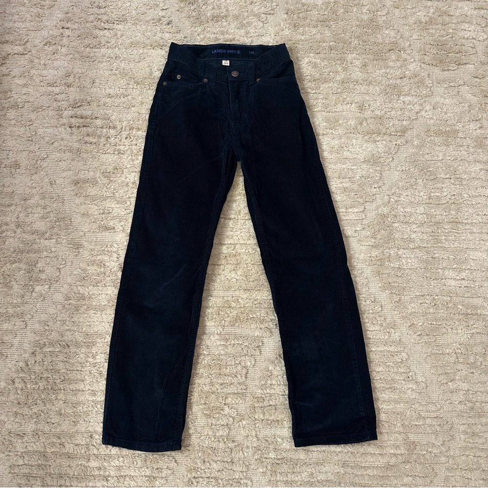 3 Pairs GAP Kids Lands End Corduroy Jeans Pants Size 10 Slim Bulk - Picture 7 of 8
